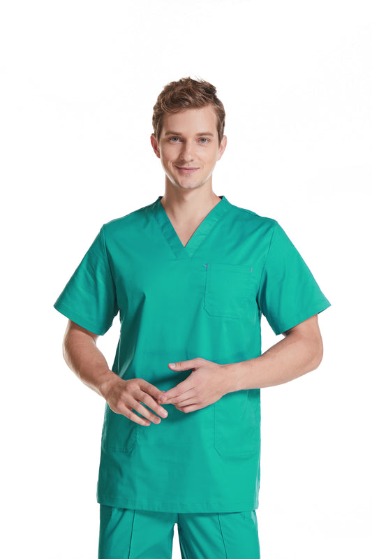 Hi doooooc Classic Plus Scrub Set — Forest Green