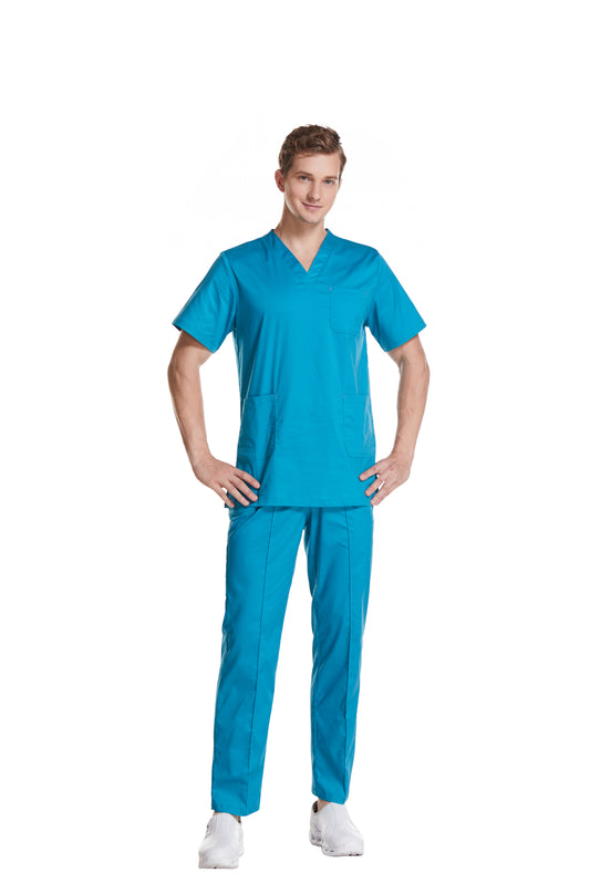 Hi doooooc Classic Plus Scrub Set — Aqua