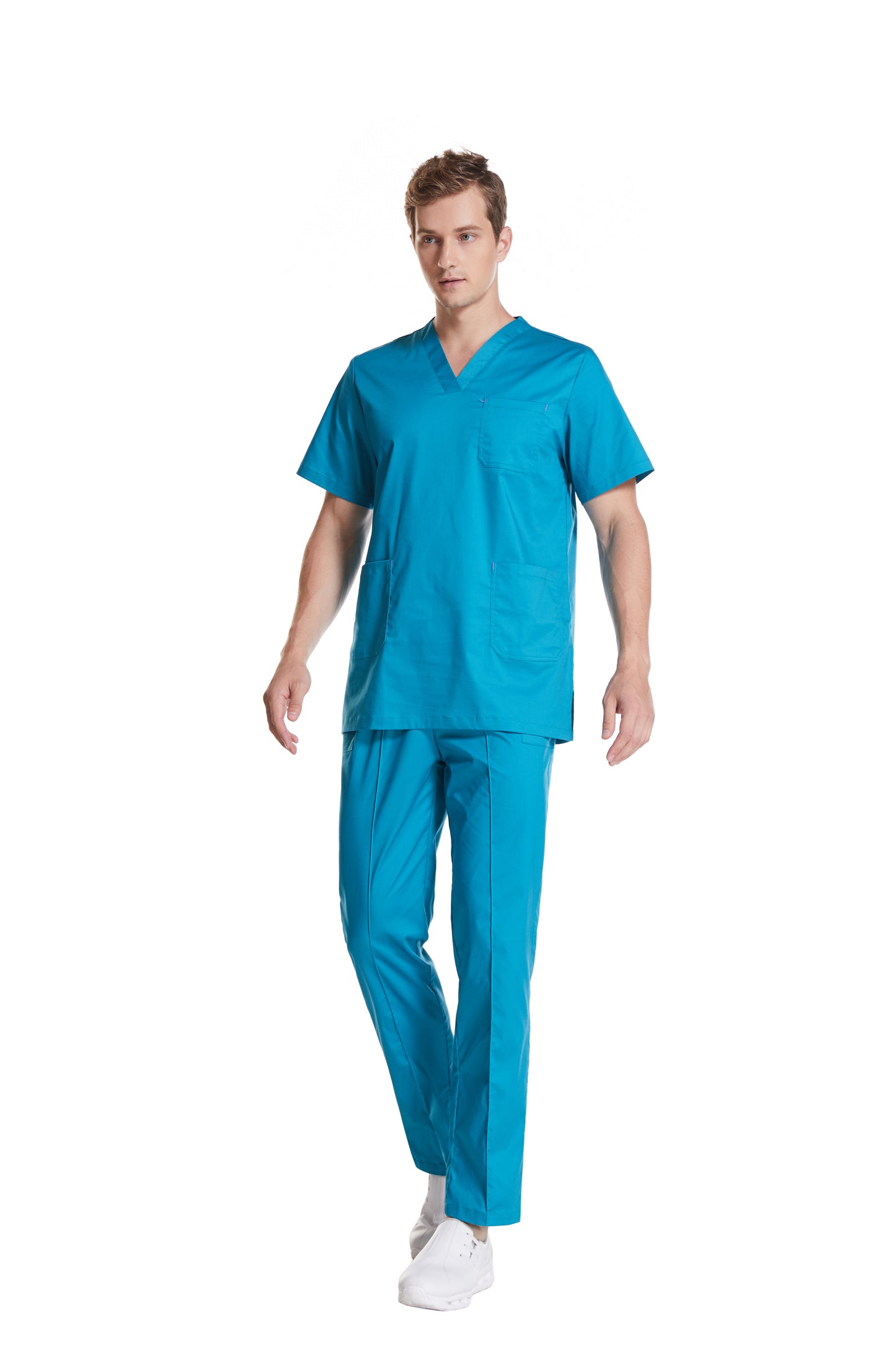 Hi doooooc Classic Plus Scrub Set — Aqua