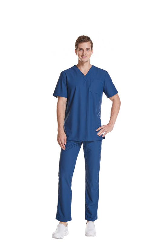 Navy Pro-Flex Scrub Set - High-Performance Medical Uniform