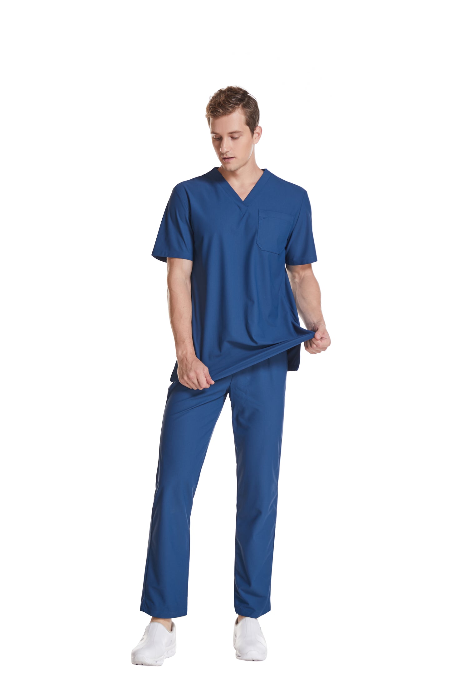 Hi doooooc Motion Flex Scrub Set — Navy Blue