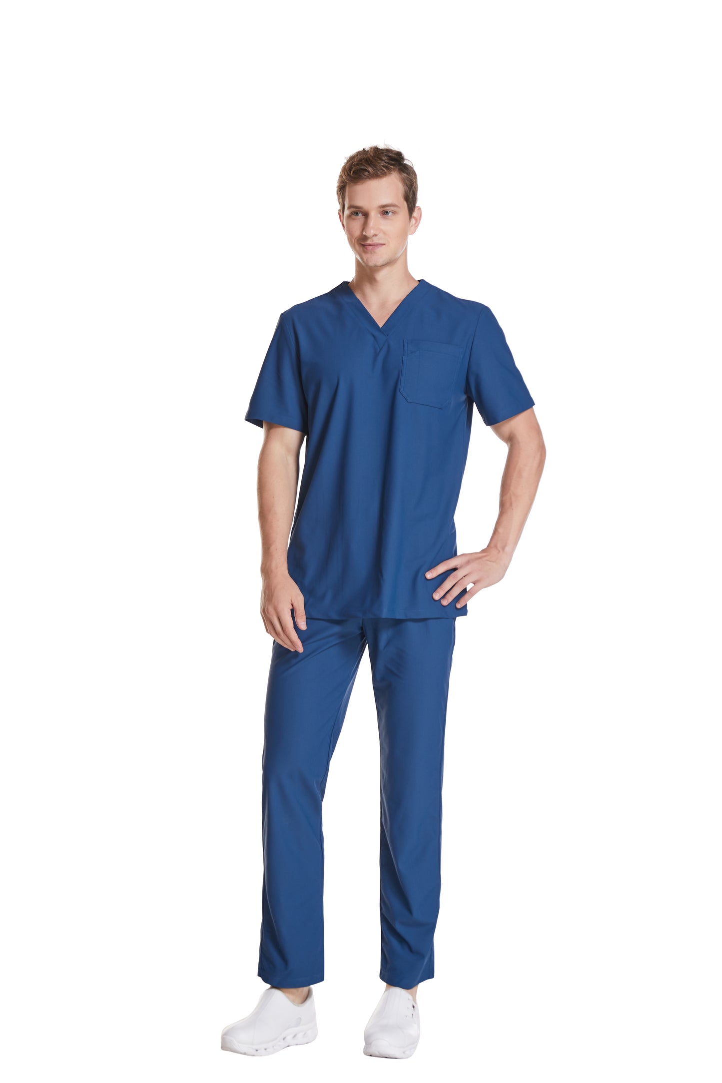 Navy Pro-Flex Scrub Set - High-Performance Medical Uniform