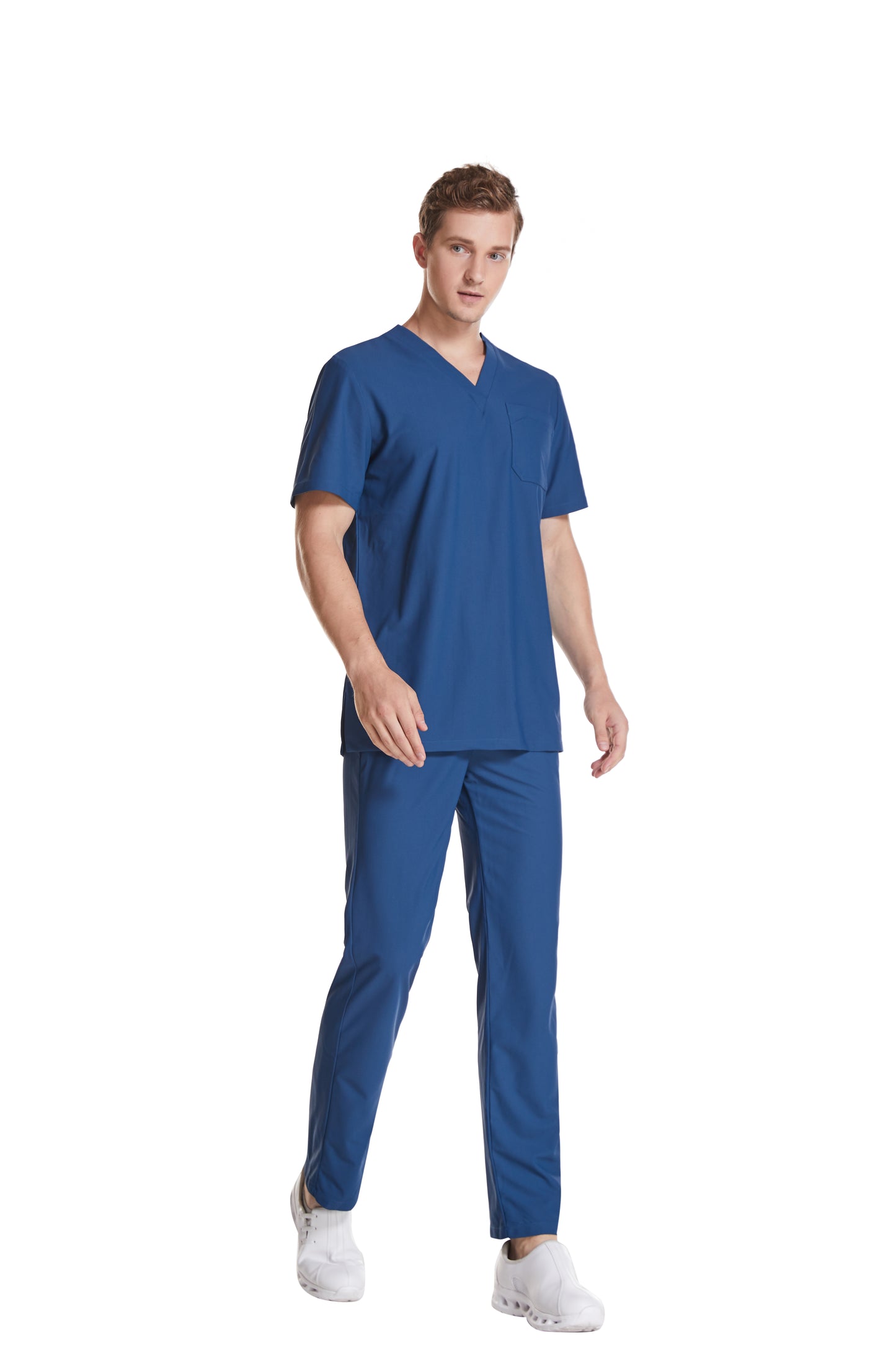 Navy Pro-Flex Scrub Set - High-Performance Medical Uniform